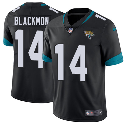 Nike Jaguars #14 Justin Blackmon Black Alternate Men's Stitched NFL Vapor Untouchable Limited Jersey